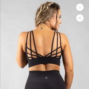 Monarch Sports Bra Onyx Buffbunny - Black Rebel